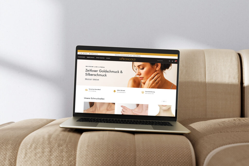 Online-Shop Erstellung - Shopify - Miron-Gold, Hamburg Online-Shop Erstellung - Shopify - Miron-Gold, Hamburg